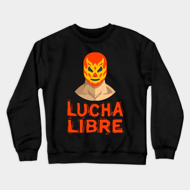 Lucha Libre Crewneck Sweatshirt by jmgoutdoors